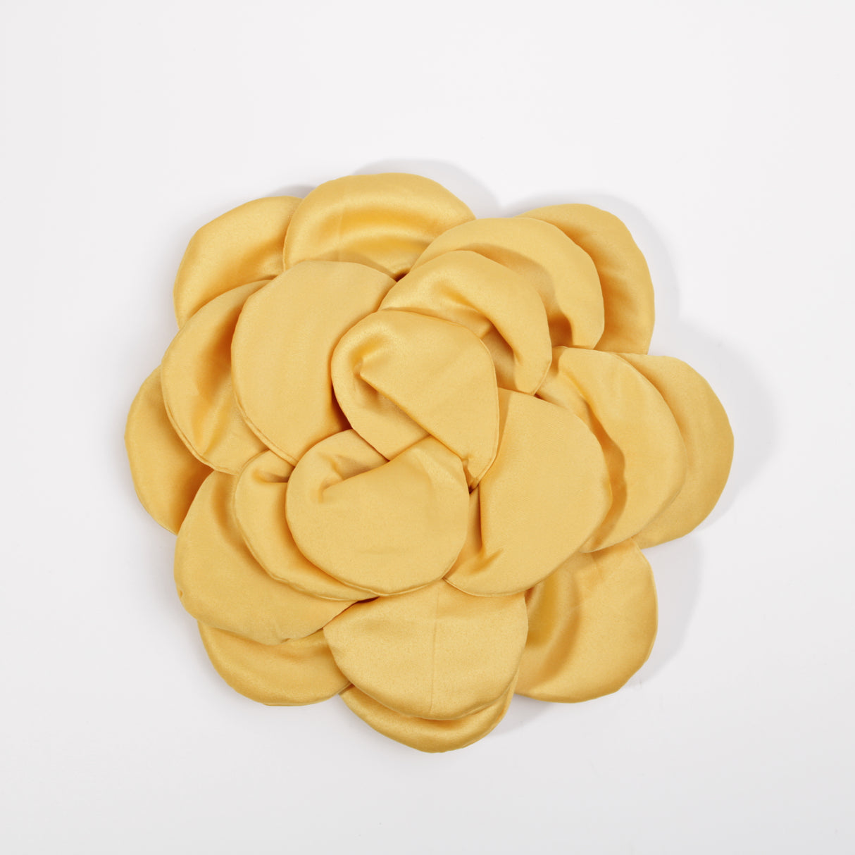 Fashion Flower Brooch #DSBRC05-YE - Yellow (PC)