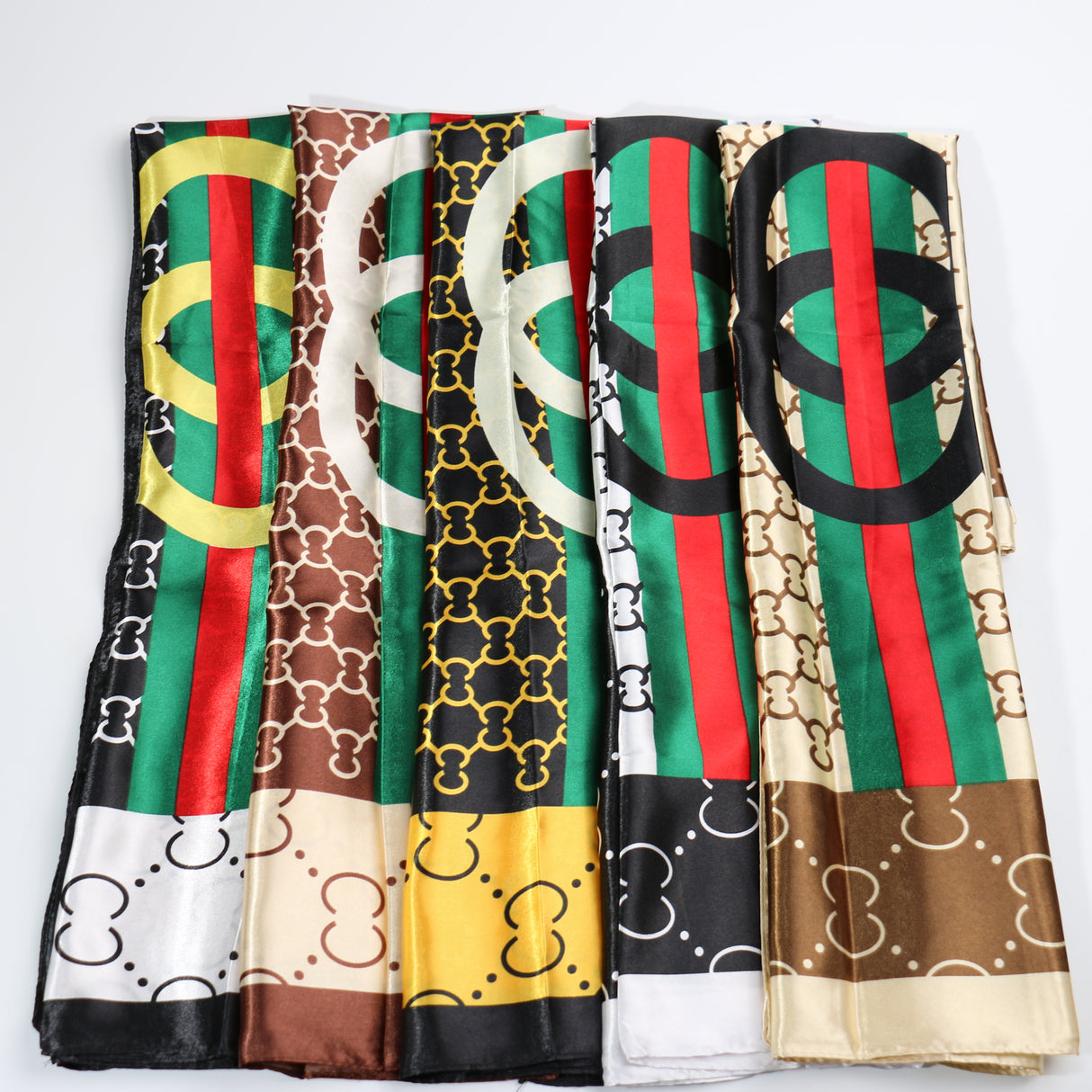 Fashion Designed Head Scarf #DSF9002 (12PC)