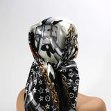 Fashion Designed Head Scarf #DSF9003 (12PC)