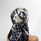 Fashion Designed Head Scarf #DSF9003 (12PC)