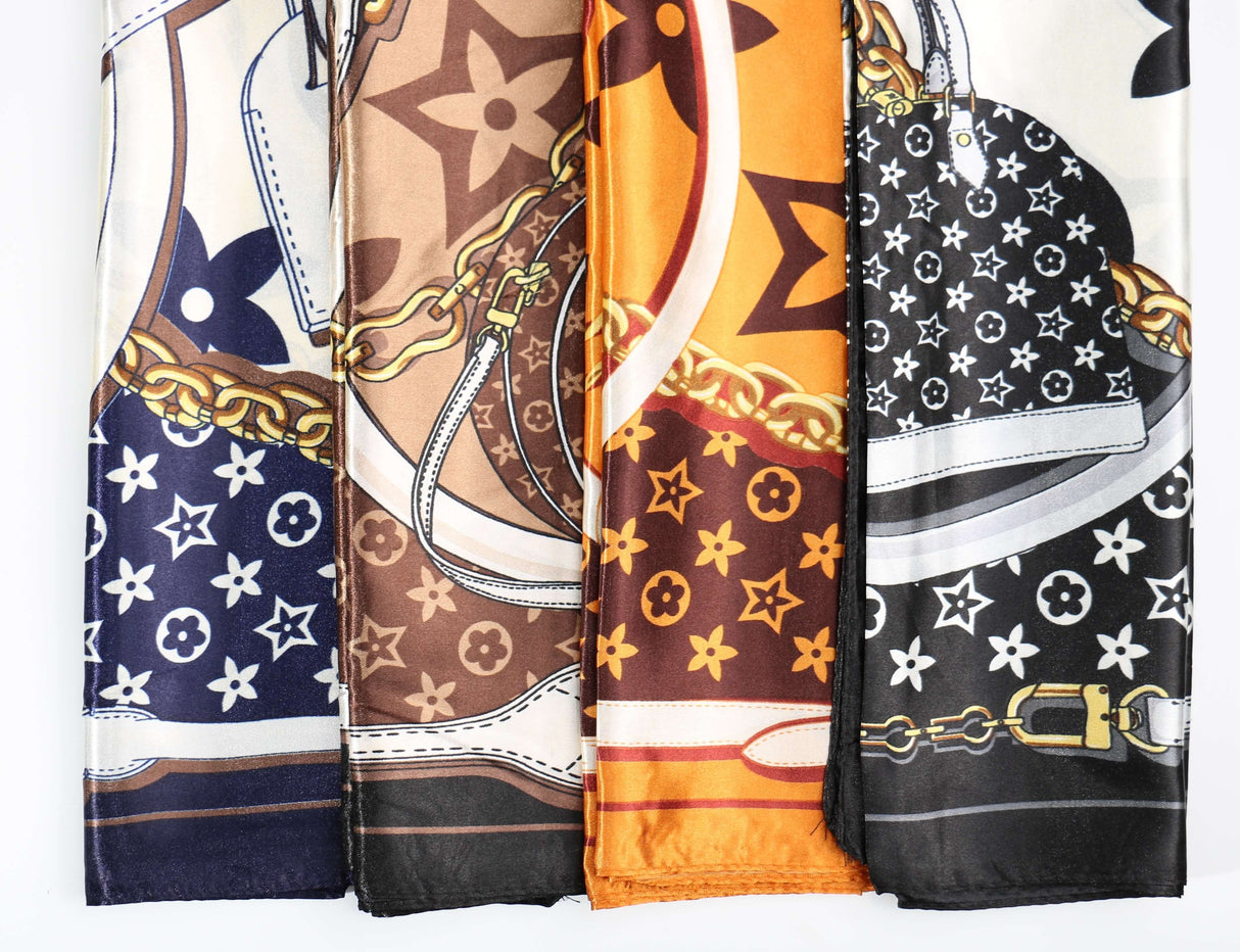 Fashion Designed Head Scarf #DSF9003 (12PC)