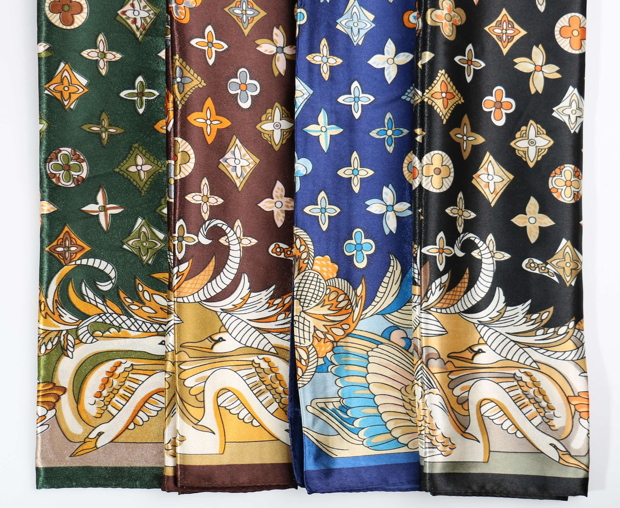 Fashion Designed Head Scarf #DSF9004 (12PC)