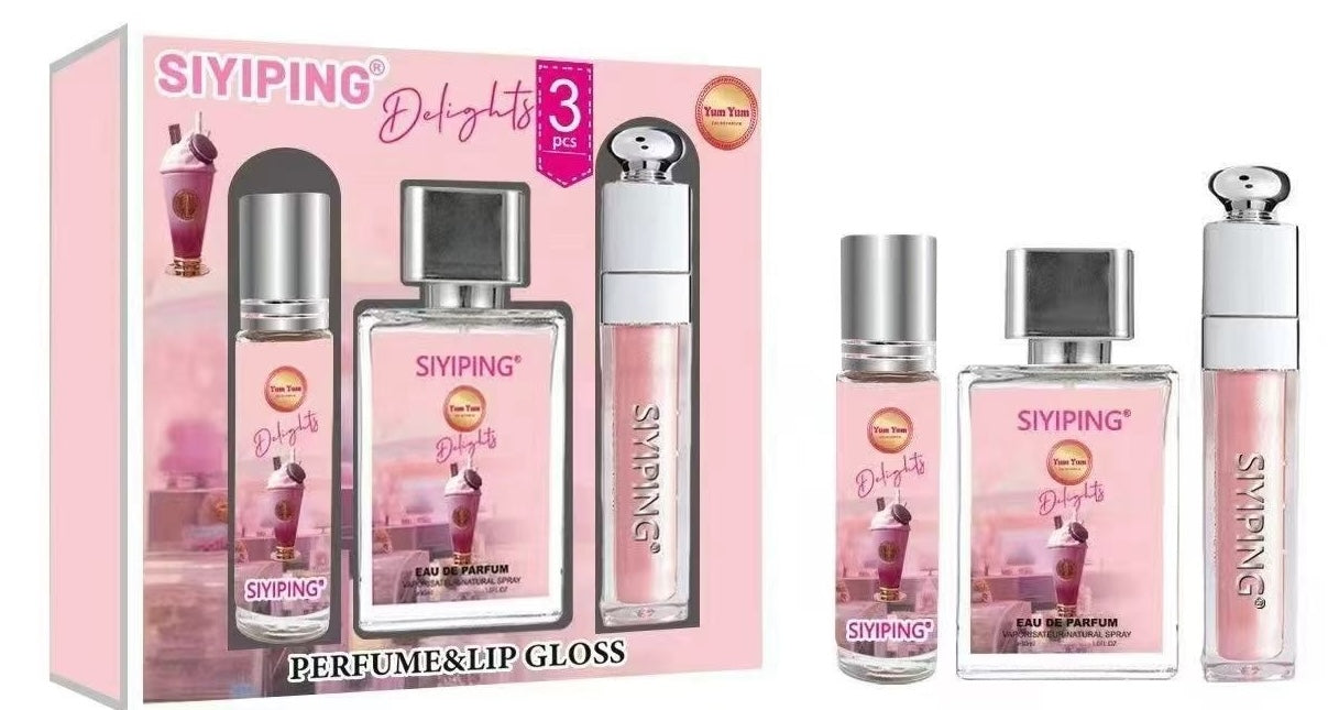 Perfume and Lipgloss Set #Yum Yum (1Pack)