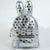 Fashion Rabbit Ear Backpack W/ Polka Dots #EBP1165SL - Silver (PC)