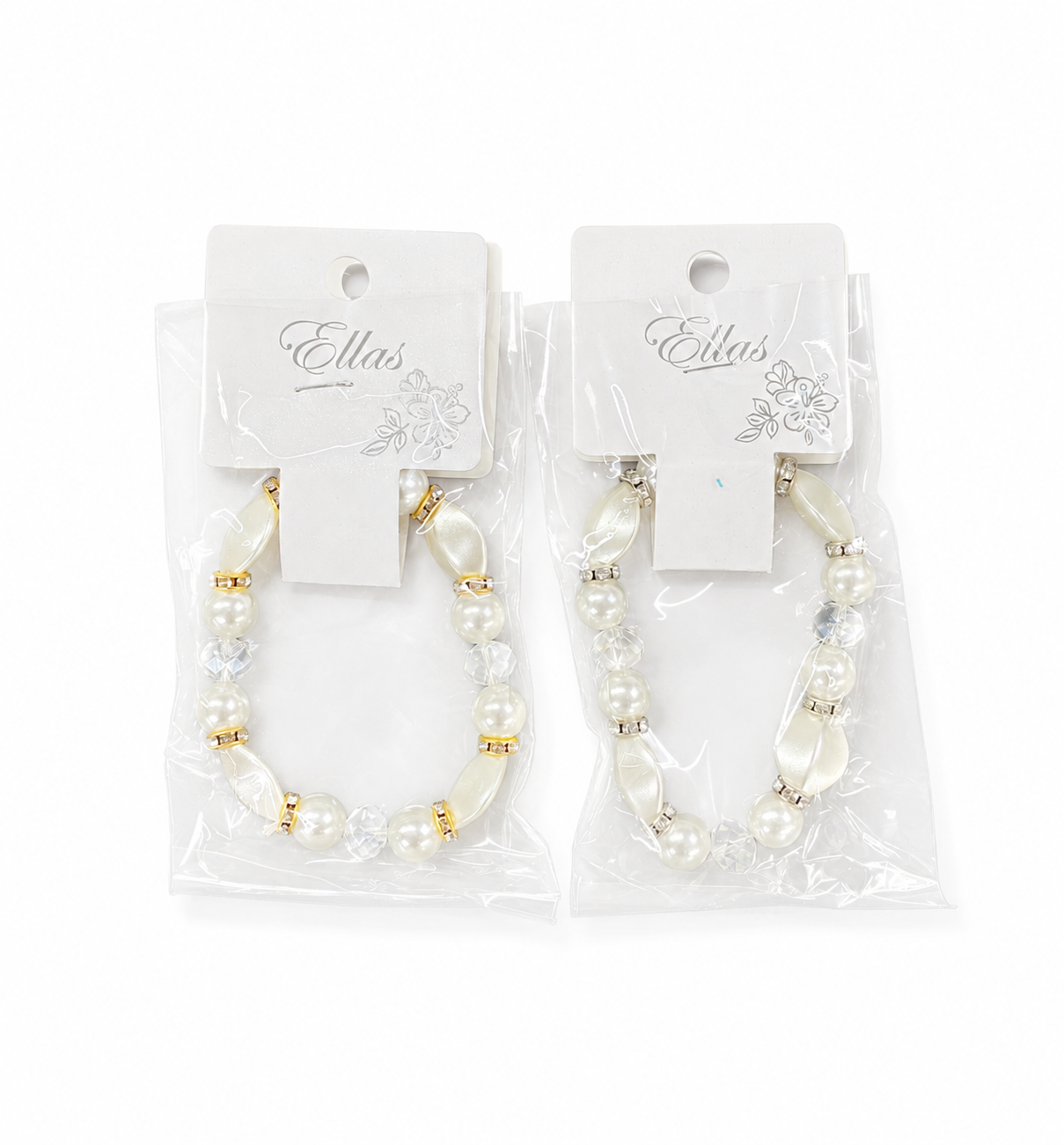 Fashion Medium Pearl Dozen Bracelet #EBR8507G (12PC)
