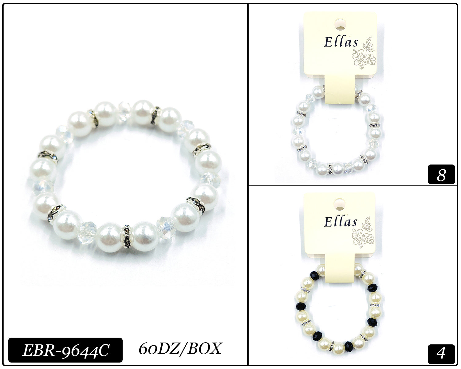 Design Bracelets by the Dozen #EBR9644C (12PC)