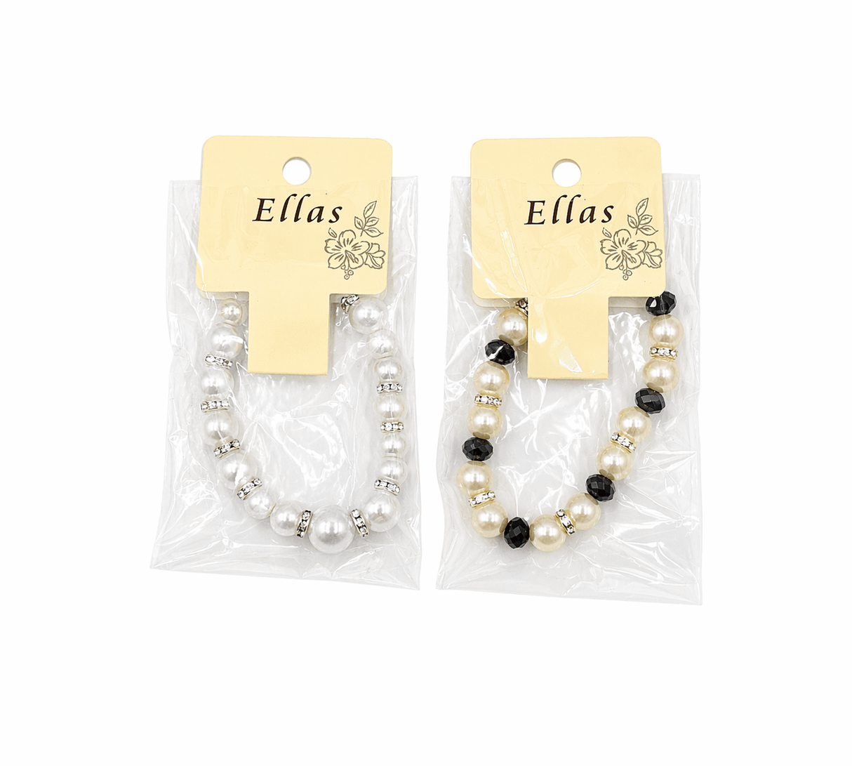 Fashion Medium Pearl Dozen Bracelet #EBR9644C (12PC)