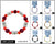 Design Bracelets by the Dozen #EBR9897B (12PC)