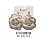 Fashion Flower Dangle Earring #EC0573 - Multiple Colors (PC)