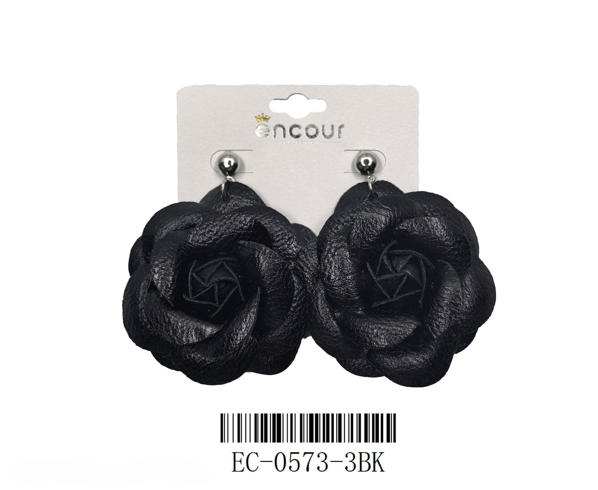 Fashion Flower Dangle Earring #EC0573 - Multiple Colors (PC)