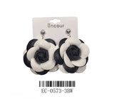 Fashion Flower Dangle Earring #EC0573 - Multiple Colors (PC)