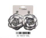 Fashion Flower Dangle Earring #EC0573 - Multiple Colors (PC)