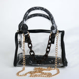 Clear Sidebag Purse #ECL6934 - Multiple Colors (PC)