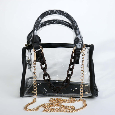 Clear Sidebag Purse #ECL6934 - Multiple Colors (PC)