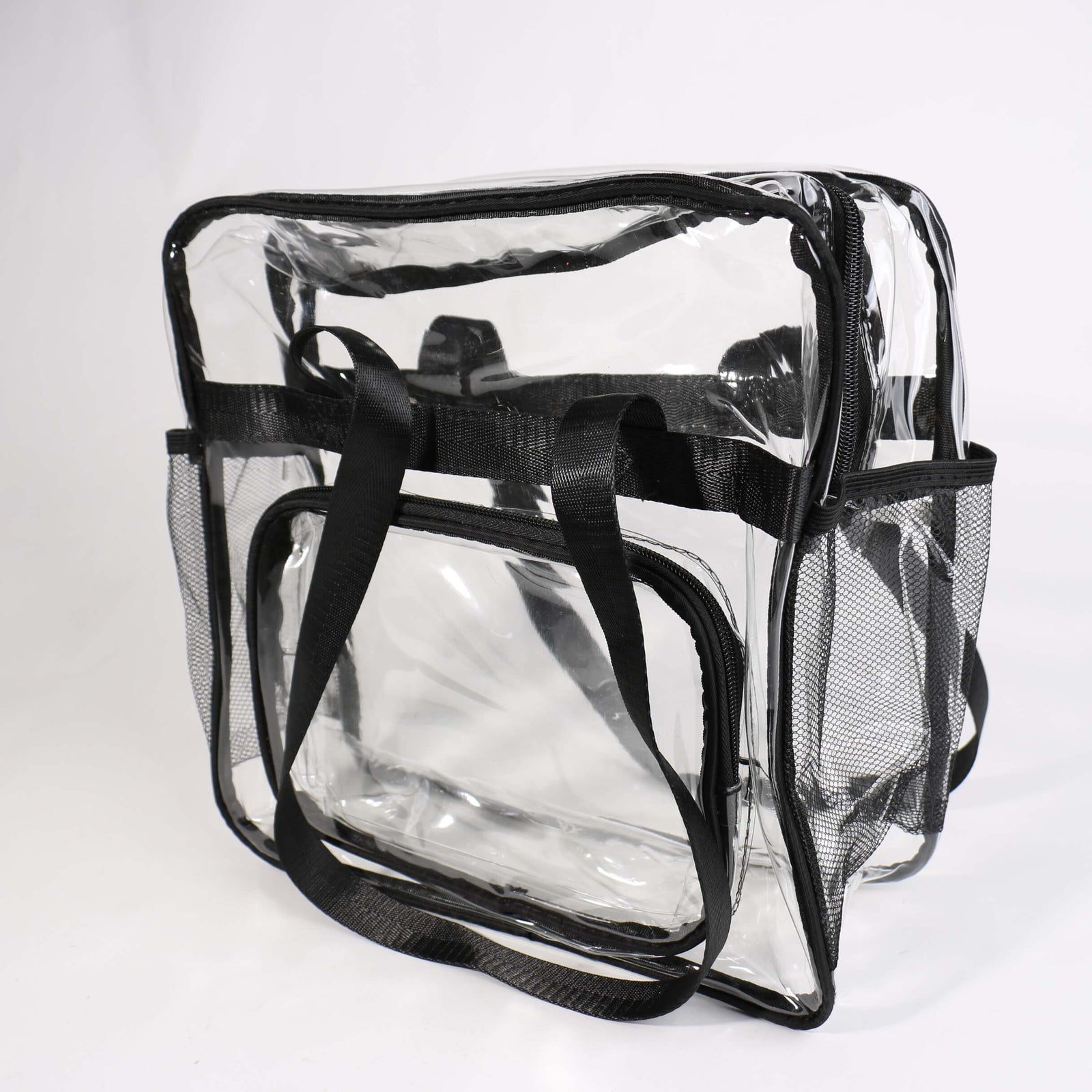 Clear Bag #ECL9437 - Clear/Black (PC)