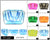 Fashion Clear Bags #ECL9456 - Multiple Colors (PC)