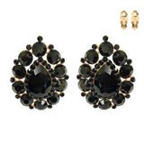 Fashion Statement Teardrop Clip-On Earrings #ECQ131 - Multiple Colors (PC)