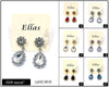 Design Stone Earrings by the Dozen #EER9503C (12PC)