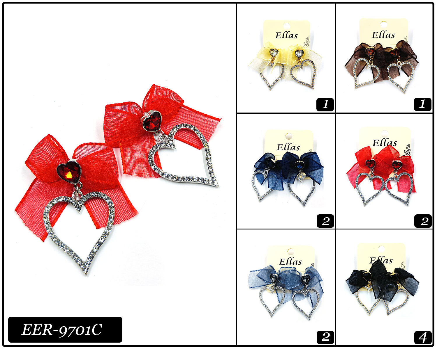 Design Earrings by the Dozen #EER9701C (12PC)