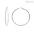 Fashion Rhinestone Hoop Earrings #EH2348S - Silver (PC)