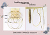 #EME1545G Gold Hoop Earrings 60-70-90MM (12PC)