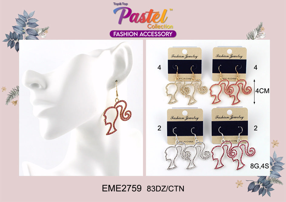 Design Earrings by the Dozen #EME2759 (12PC)