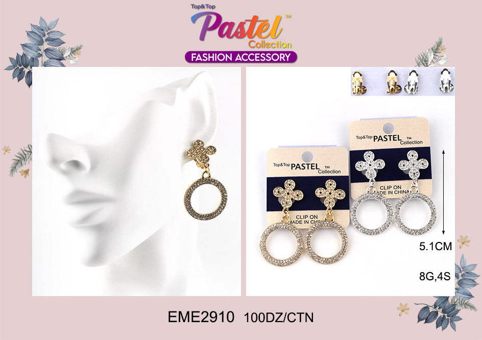 Clip-On Earrings by the Dozen #EME2910 (12PC)