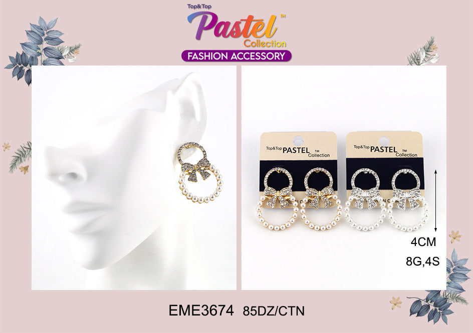 Clip-On Earrings by the Dozen #EME3674 (12PC)