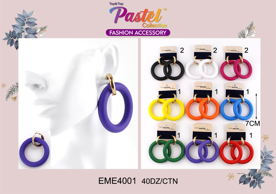 Design Earrings by the Dozen #EME4001 (12PC)