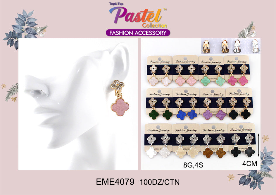 Clip-On Earrings by the Dozen #EME4079 (12PC)