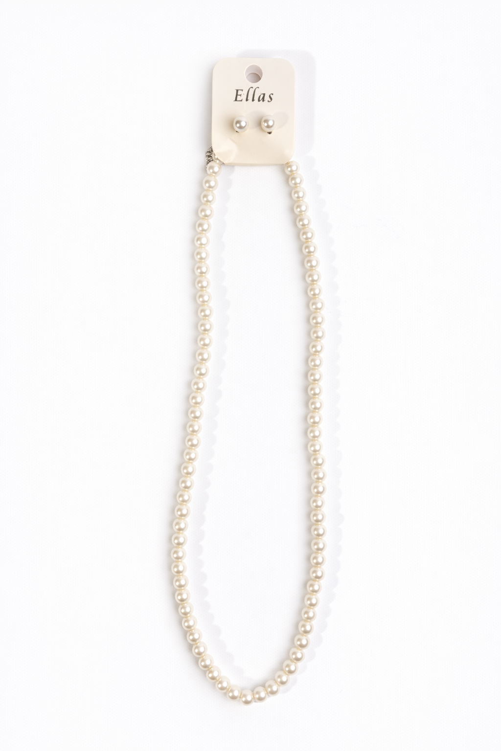 Fashion Pearl Long Necklace Set #ENK1183IV Ivory (12PC)