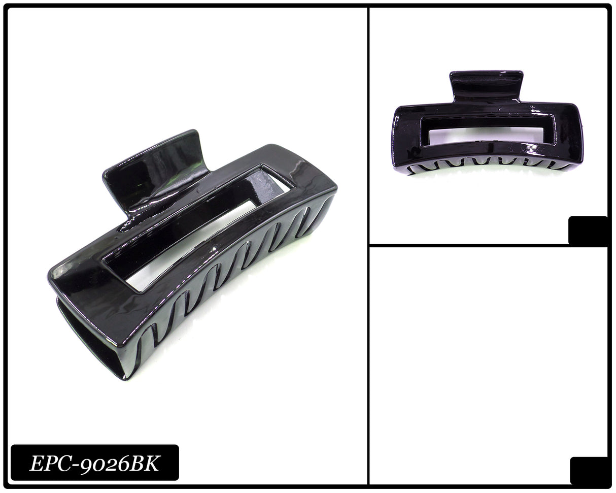 Fashion Hairclips #EPC9026BK - Black (12PC)