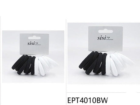 WHOLESALE-SMALL-STRETCHY-HAIR-TIE-BLACK-WHITE