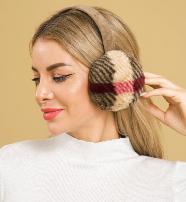 Fashion Design Fur Earmuffs #ER1003 (12PC)