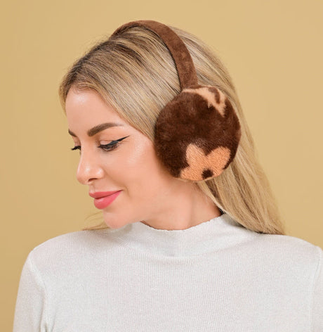 Fashion Design Fur Earmuffs #ER1004 (12PC)