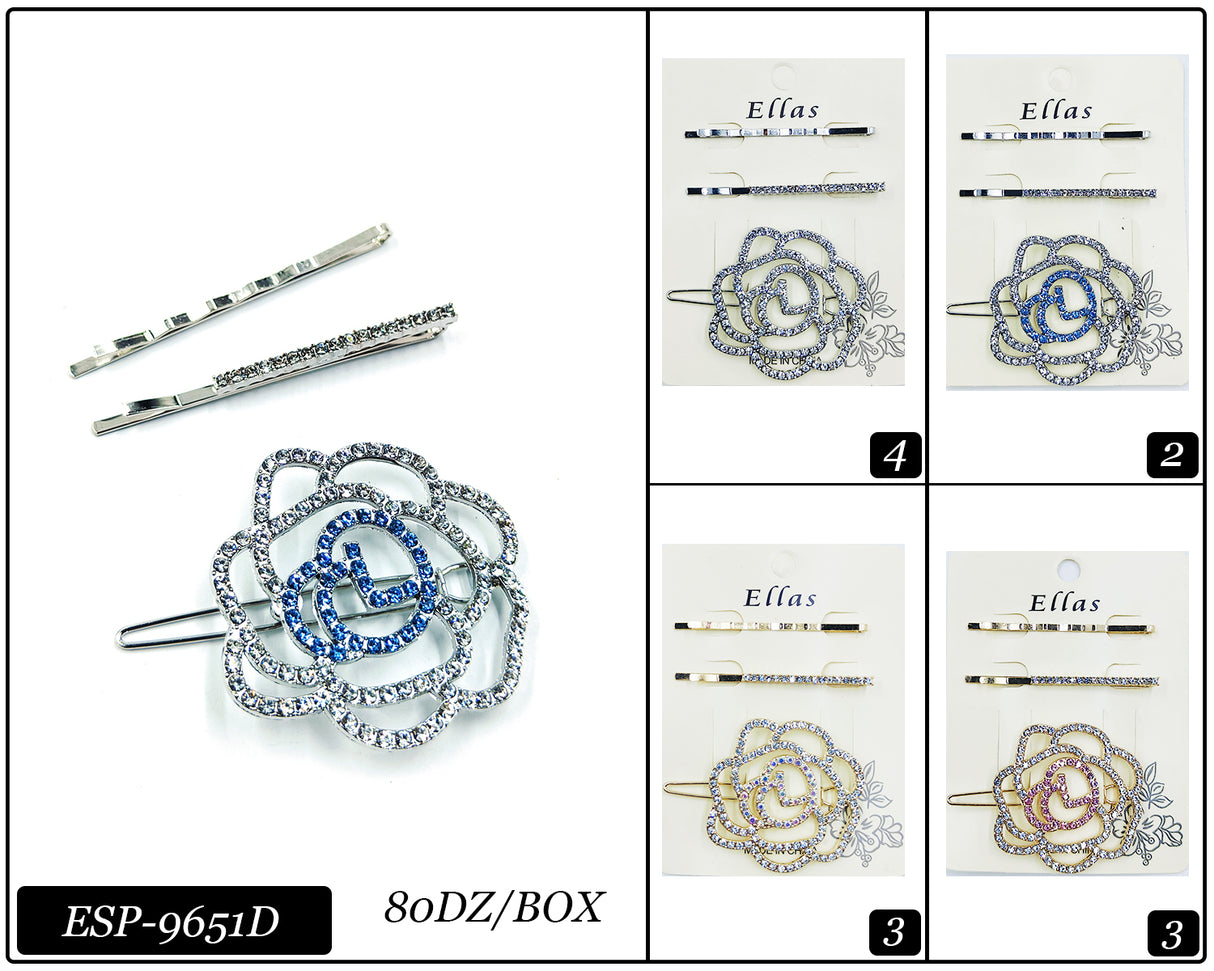 Fashion Hairclips Accessories #ESP9651D (12PC)