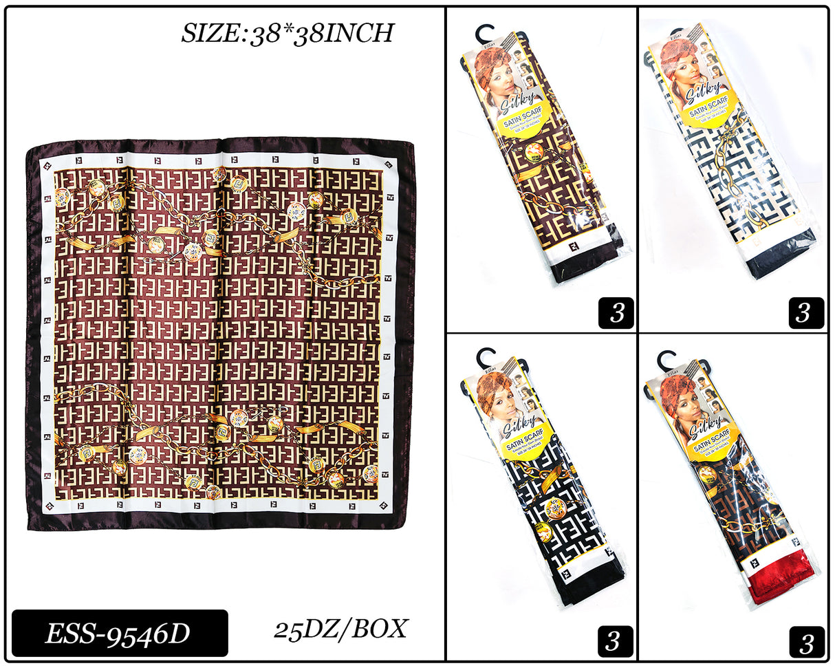 Fashion Designed Head Scarf #ESS9546D (12PC)