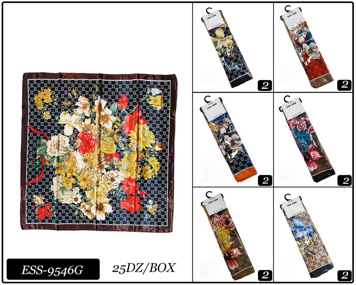 Fashion Designed Head Scarf #ESS9546G (12PC)