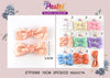 Fashion Pastel Hairbows #ETP2065 (12PC)