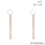 Fashion Rhinestone Dangle Earrings #EY12002 - Multiple Colors (PC)