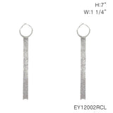 Fashion Rhinestone Dangle Earrings #EY12002 - Multiple Colors (PC)