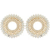 Fashion Rhinestone Statement Earrings #EY12017GCL - Gold (PC)