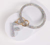 Fashion Wristlet Initial Keychain (PC)