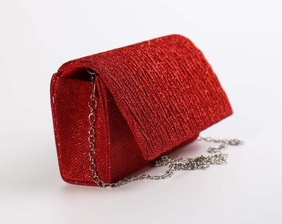 Fashion Sparkly Clutch Bag #FB7268 Red (PC)