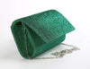 Fashion Sparkly Clutch Bag #FB7423 Green (PC)