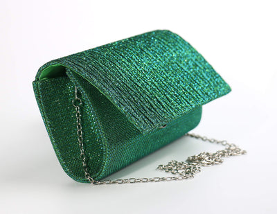 Fashion Sparkly Clutch Bag #FB7423 Green (PC)