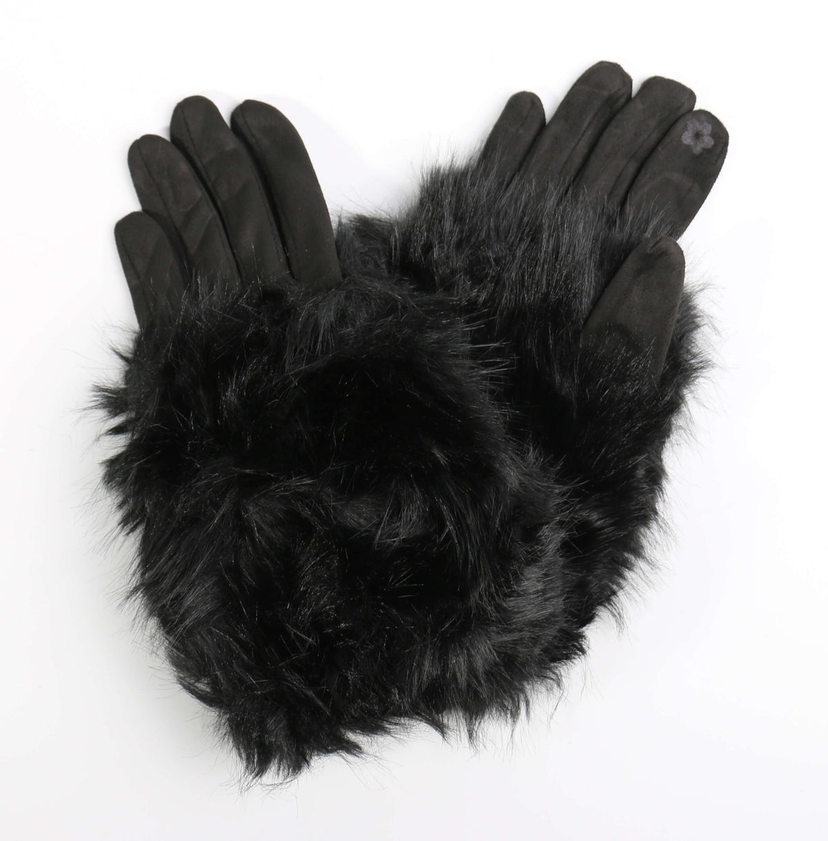 Faux Fur Glove #FGL-01BK (PC)