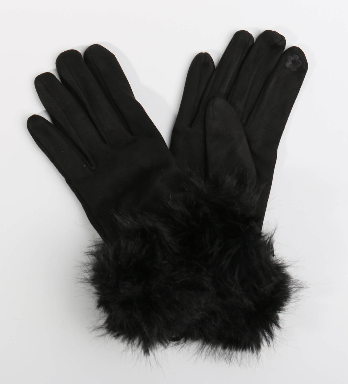 Faux Fur Glove #FGL-02BK (PC)