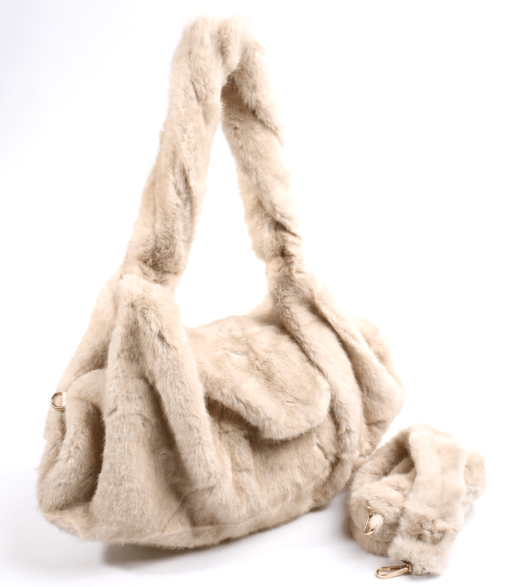 Faux Fur Bag #FRBG-001BG (PC)