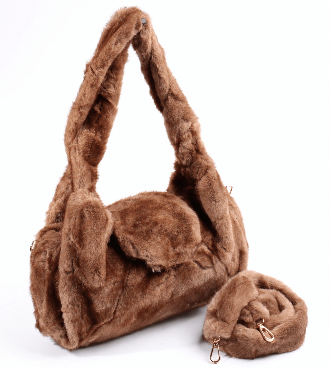 Faux Fur Bag #FRBG-001BR (PC)